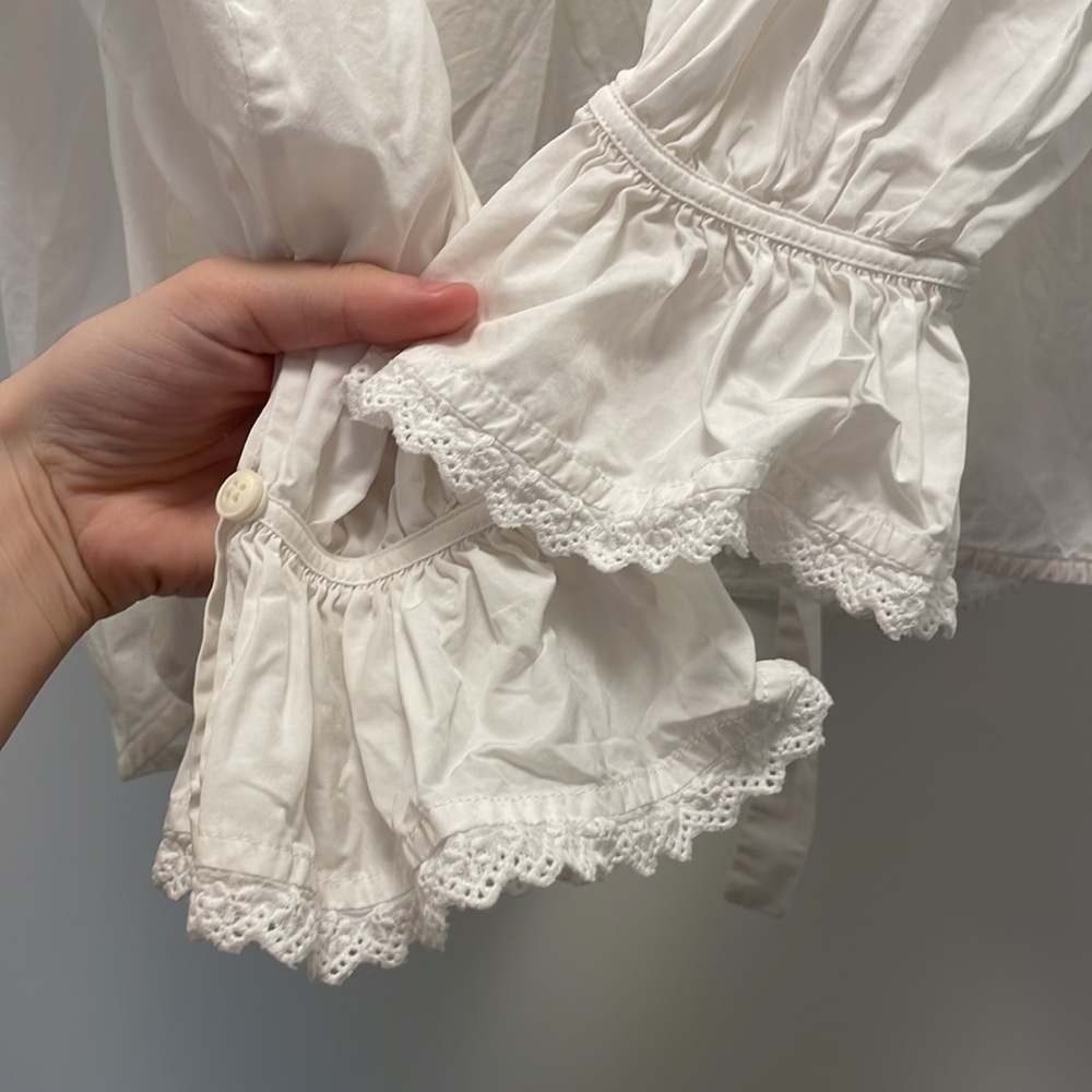 LEE MATHEWS | White Blouse - Picture 5 of 8